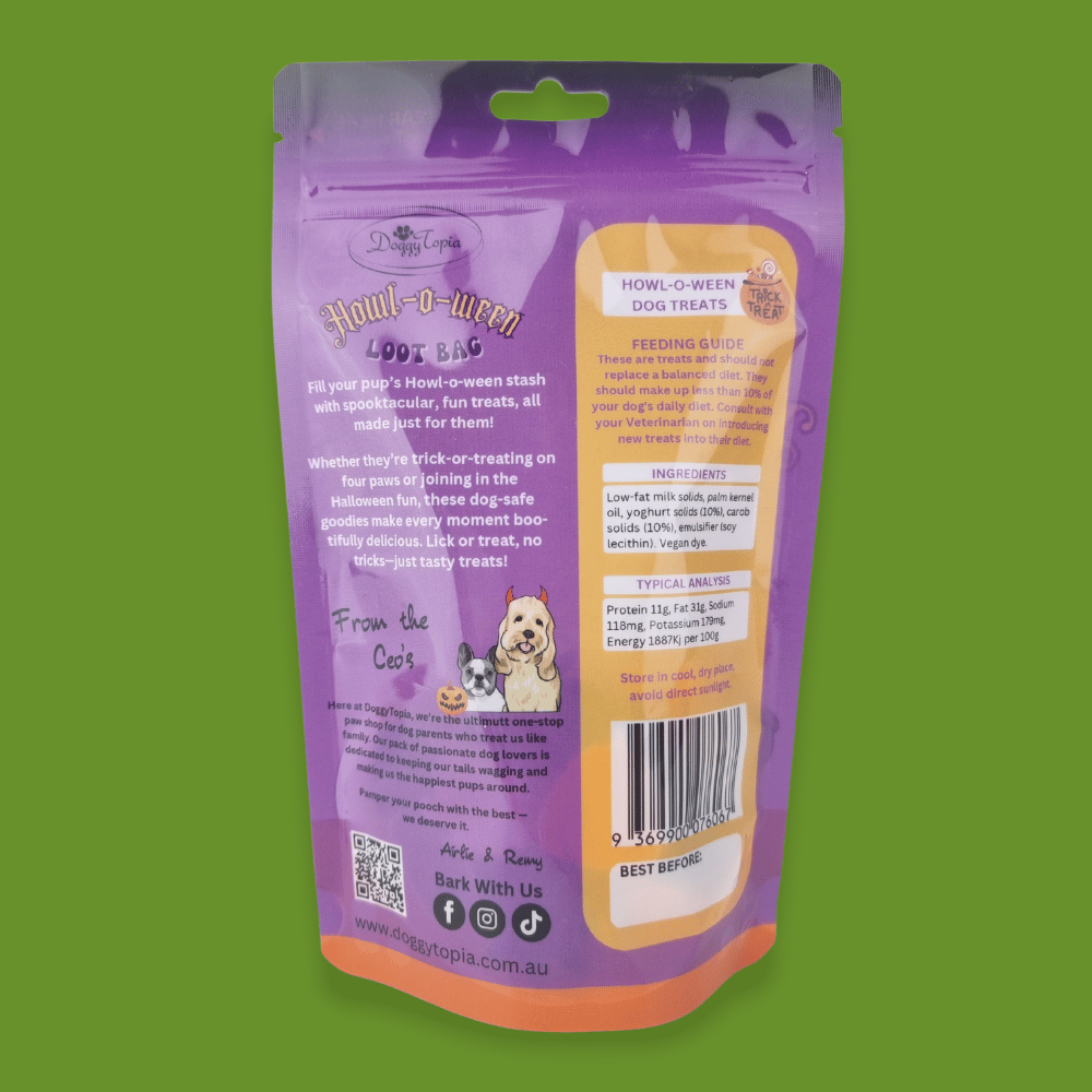 Howl-o-ween Loot Bag