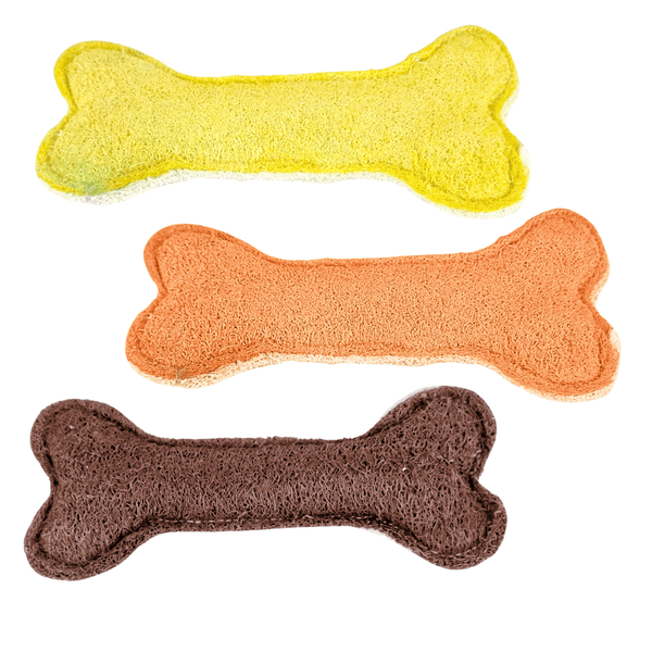 Loofah Bone Dental Toy - Large