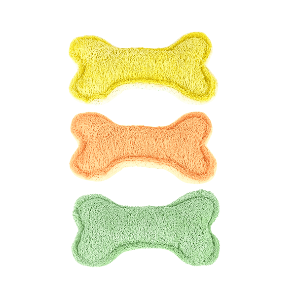 Loofah Bone Dental Toy - Small