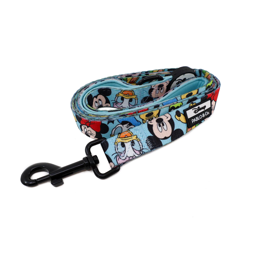 Pablo & Co Mickey & Friends: Dog Leash - Blue