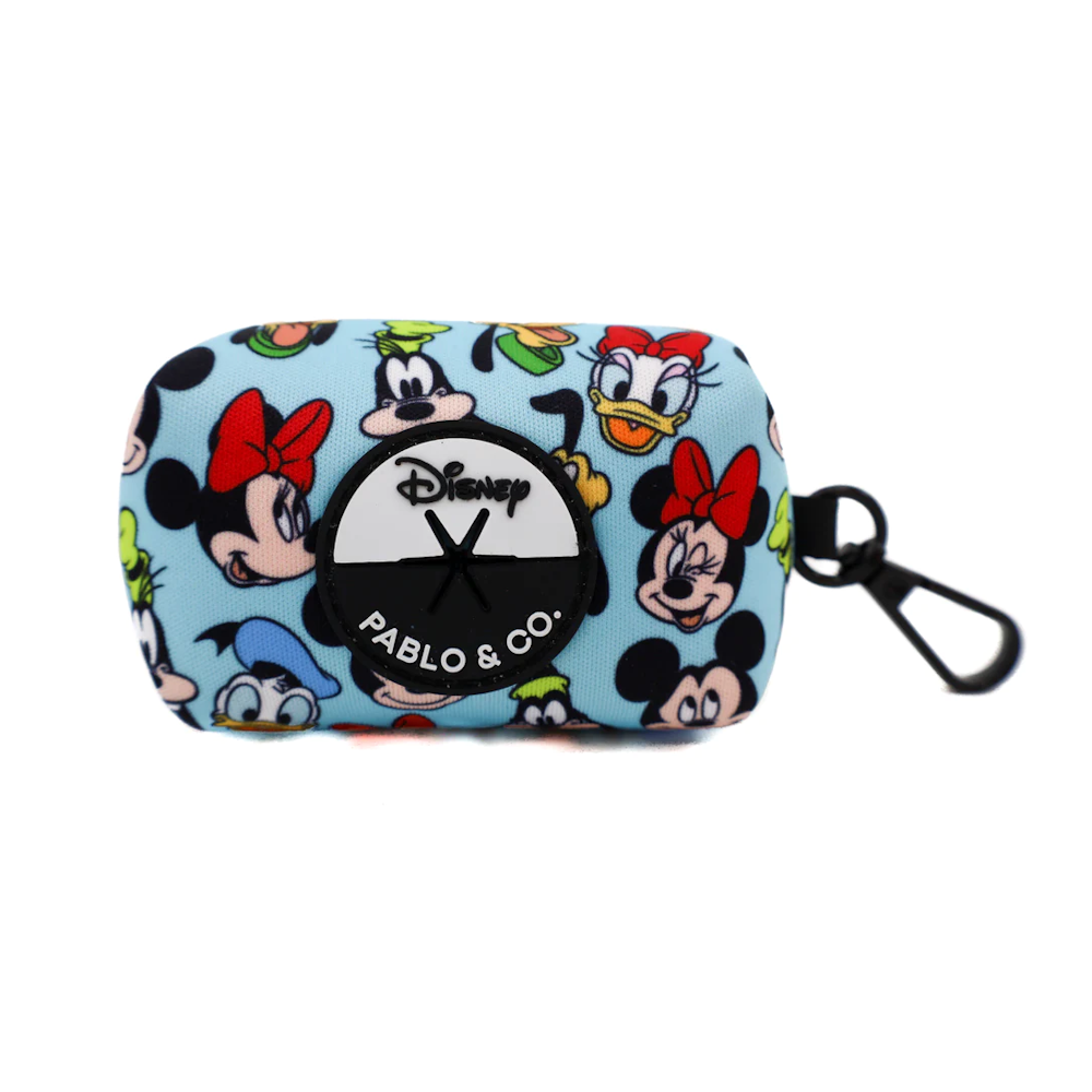 Pablo & Co Mickey & Friends: Poop Bag Holder - Blue