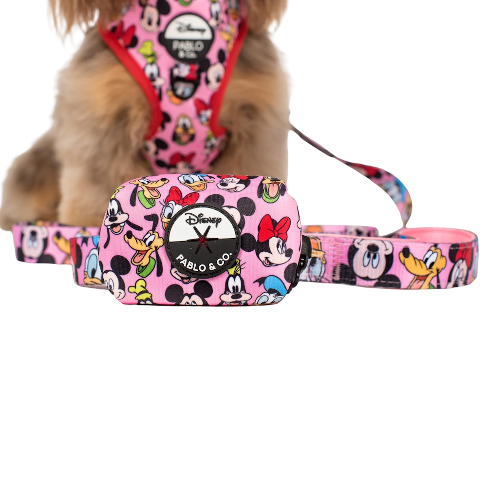 Pablo & Co Mickey & Friends: Poop Bag Holder - Pink