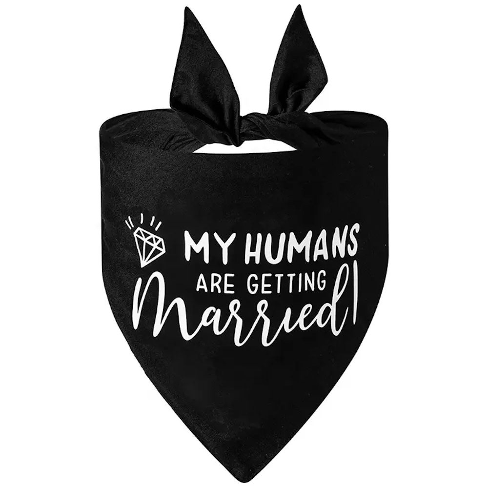 My Humans are Getting Married! Dog Wedding Bandana
