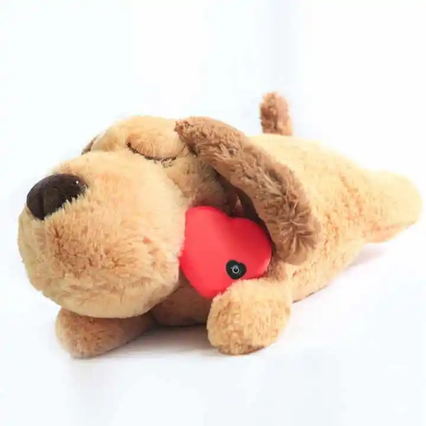 ### Plush Heart Beat Puppy Toy