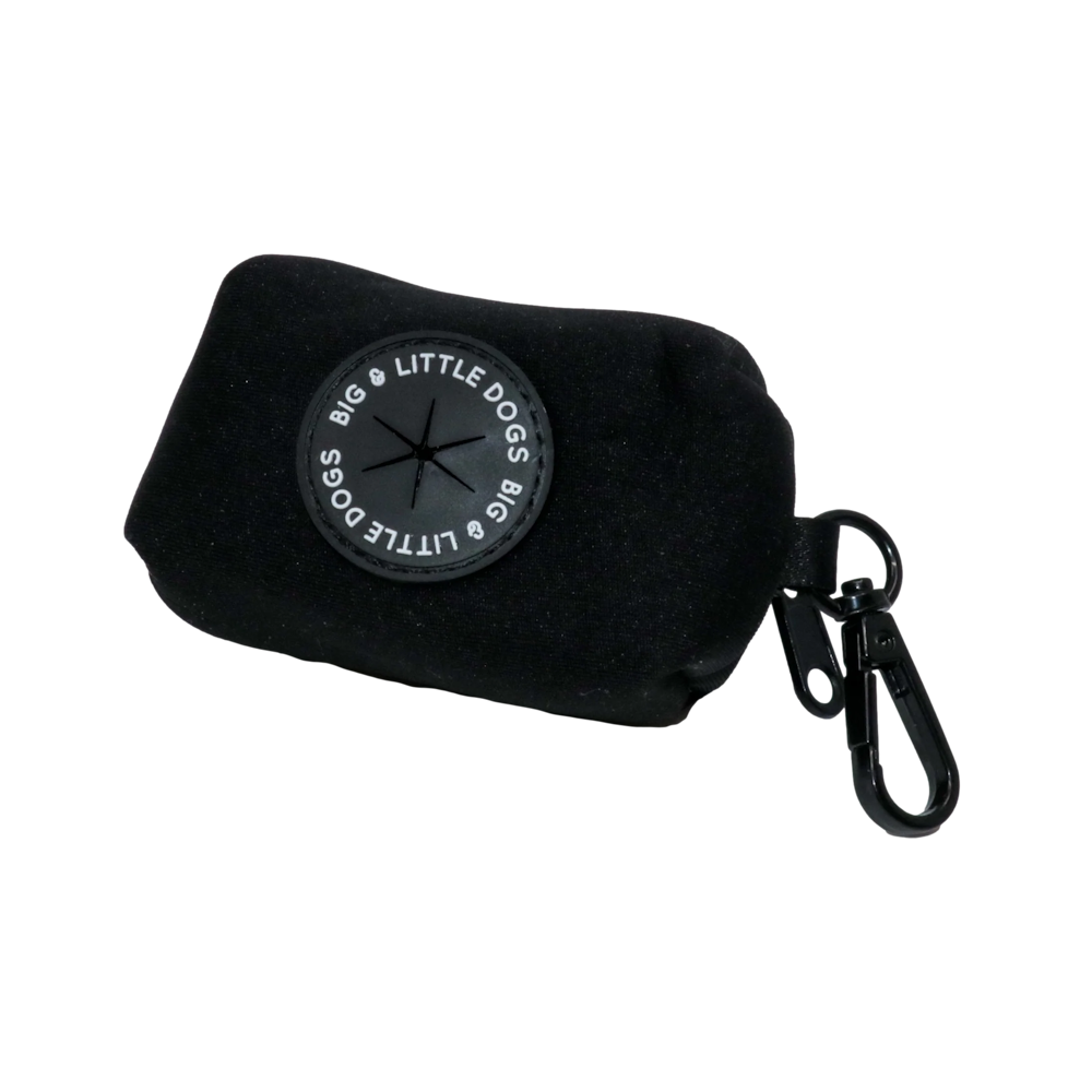 Big & Little Dogs Poop Bag Holder - Black