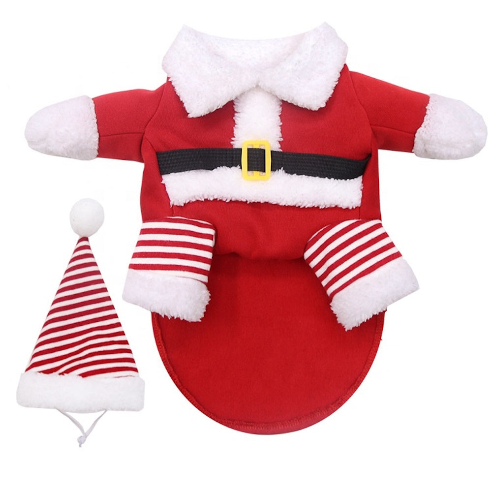 Santa Claus Upright Dog Costume