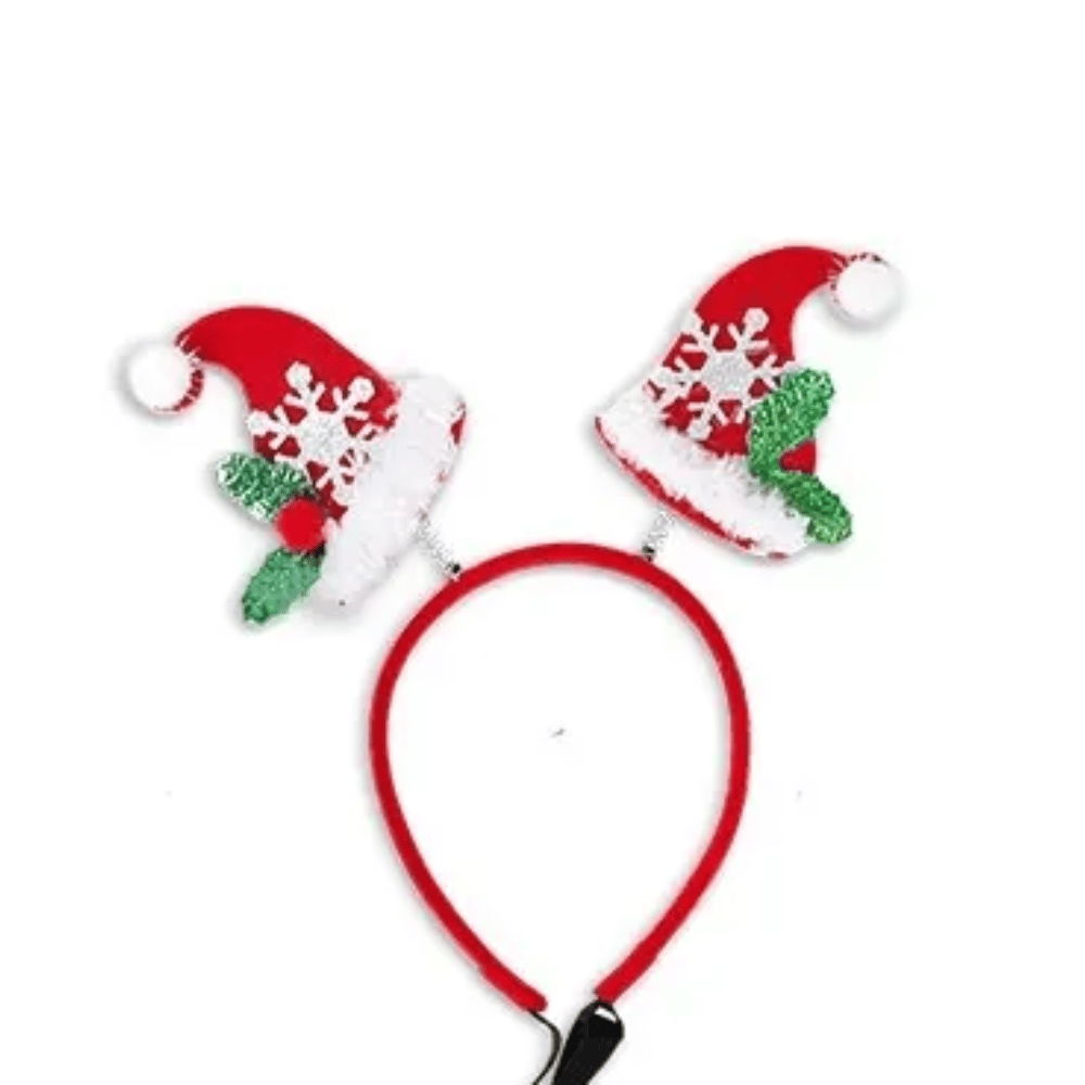 Santa Hats Dog Headband