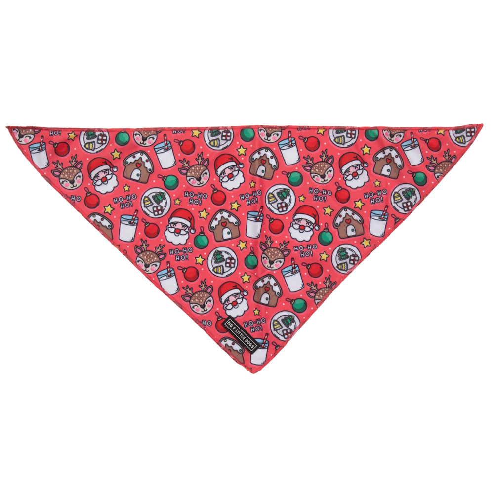 Big & Little Dogs Santa's Cookies Bandana