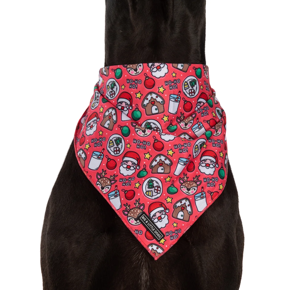 Big & Little Dogs Santa's Cookies Bandana