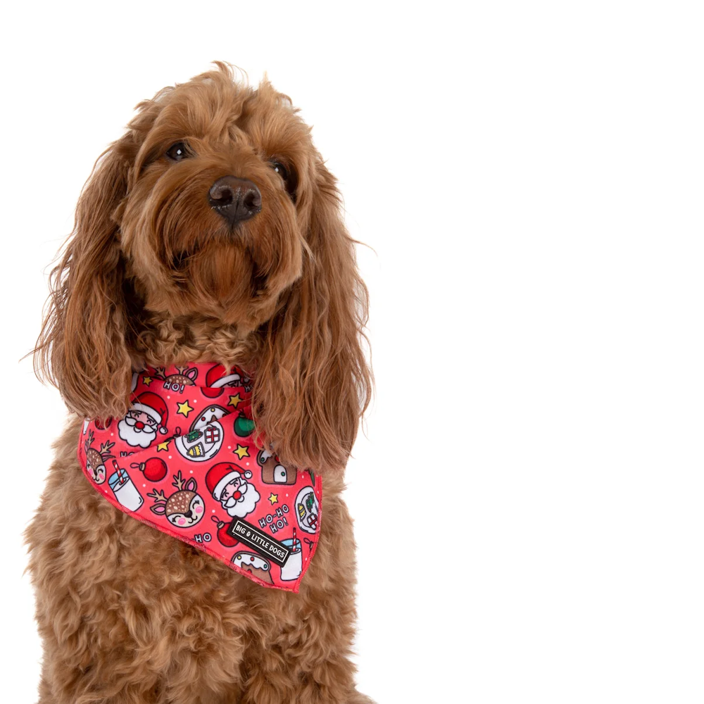 Big & Little Dogs Santa's Cookies Bandana