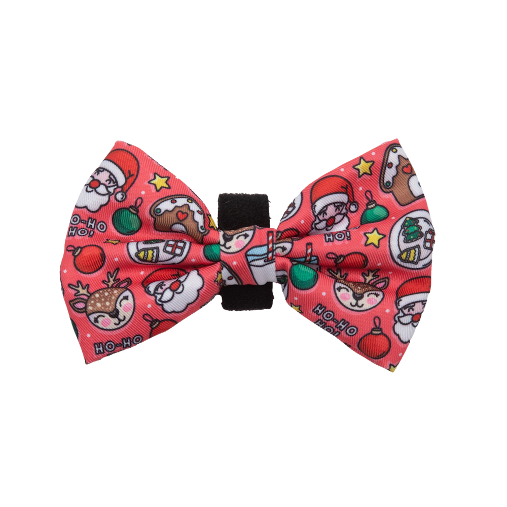 Big & Little Dogs Santa's Cookies Collar & Bow Tie