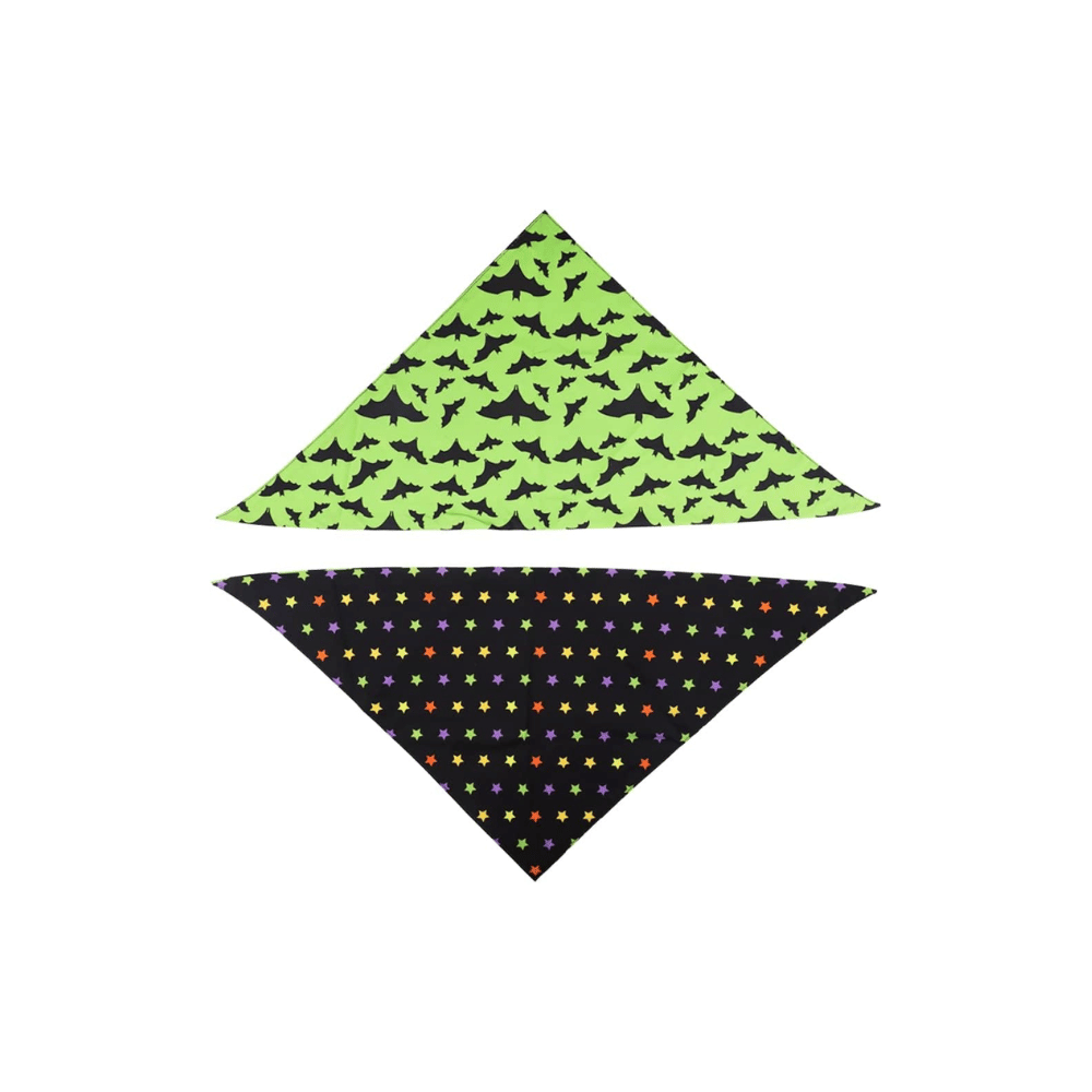 Starry Bats Reversible Dog Bandana