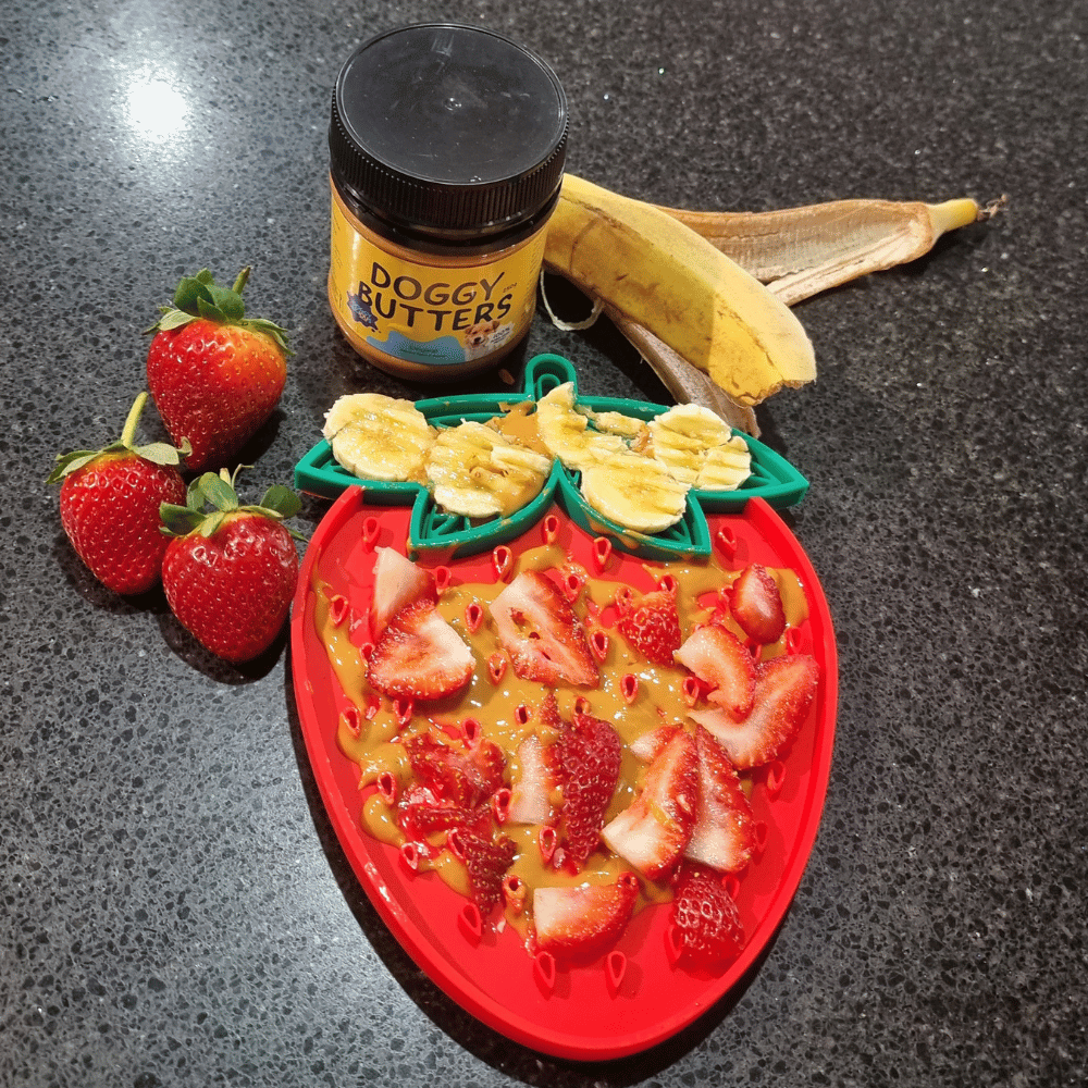 Strawberry Dog Lick Mat
