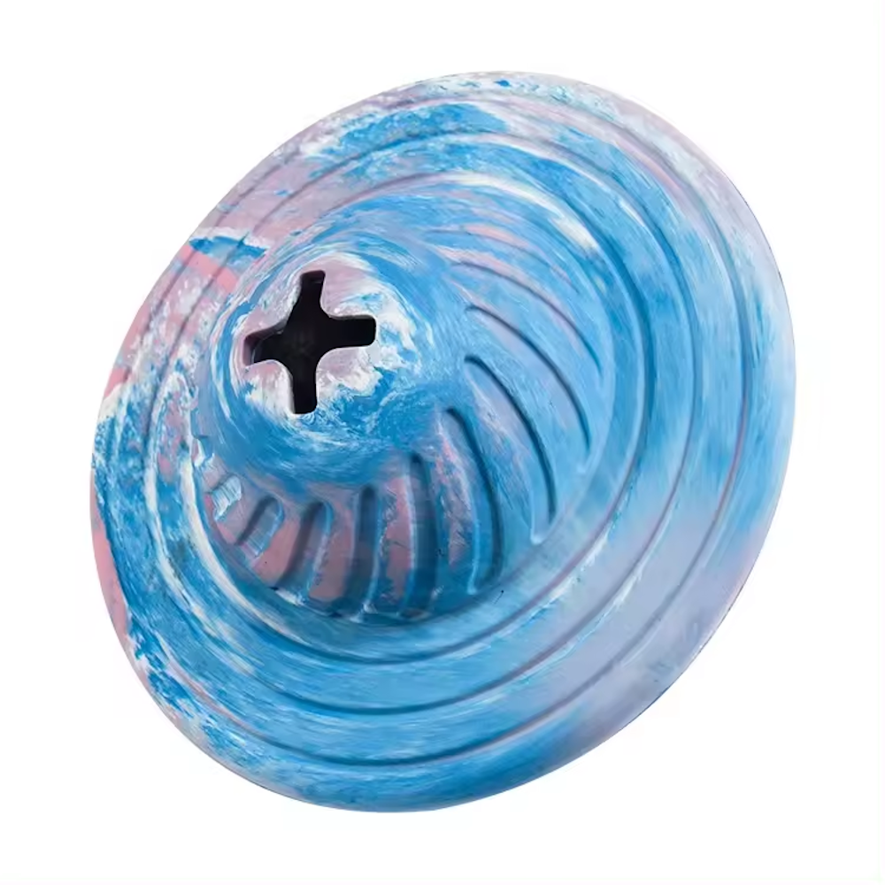 UFO Treat Dispenser Dog Toy - Galactic Swirl