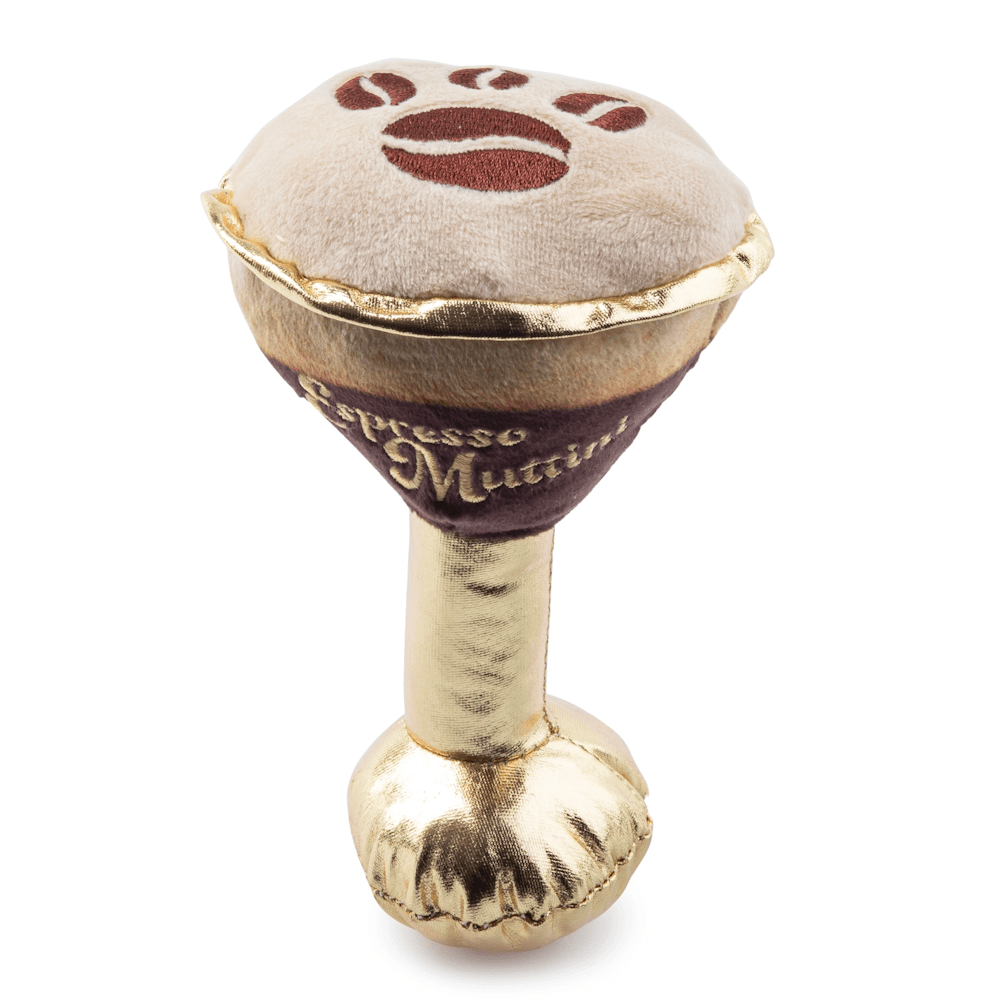 Espresso Muttini Dog Toy - Designer Toys from Haute Diggity Dog at DoggyTopia