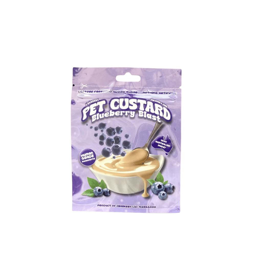L'Barkery Blueberry Blast Custard - Treats from L'Barkery at DoggyTopia