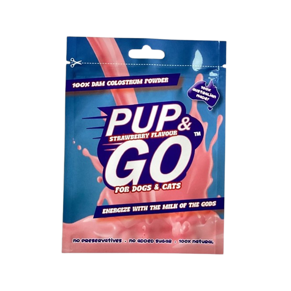 L'barkery Pup n Go - Strawberry Single shot Sachet - Beverages from L'Barkery at DoggyTopia