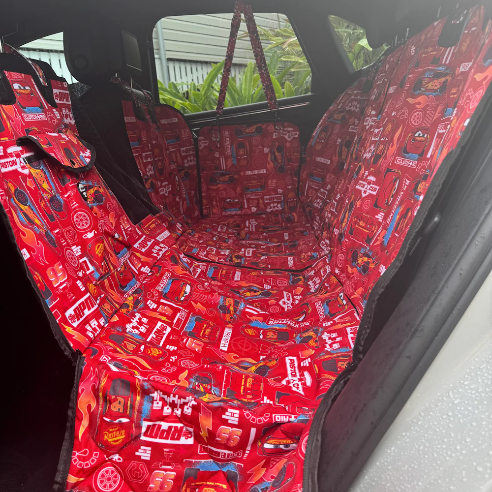 Pablo & Co Cars Deluxe Hammock Car Seat Cover - Car Seat Cover from Pablo & Co Disney at DoggyTopia