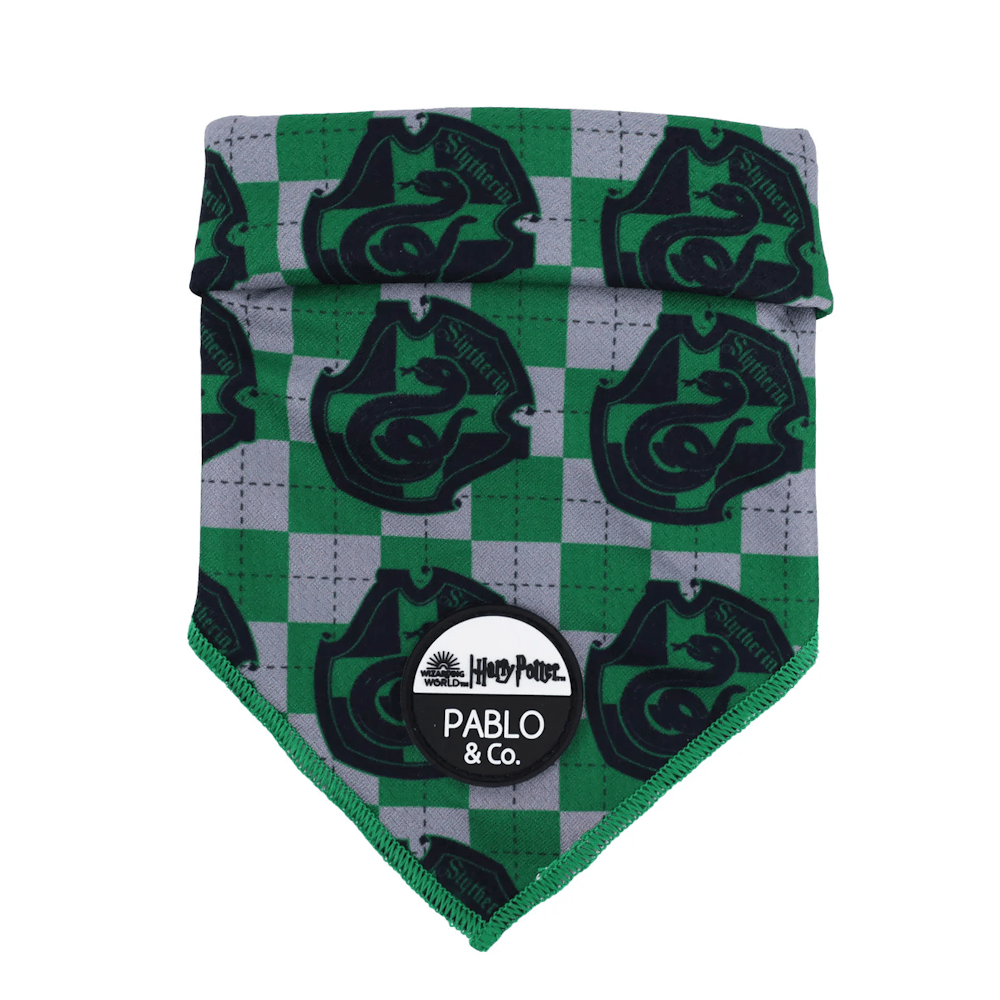 Pablo & Co Harry Potter Slytherin: Dog Bandana - Bandanas from Sale at DoggyTopia