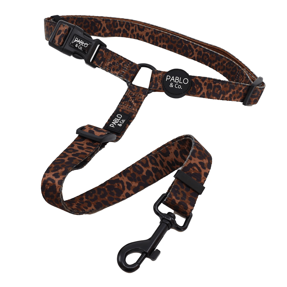 Pablo & Co Leopard Headrest Car Restraint - Car Restraints from Pablo & Co at DoggyTopia
