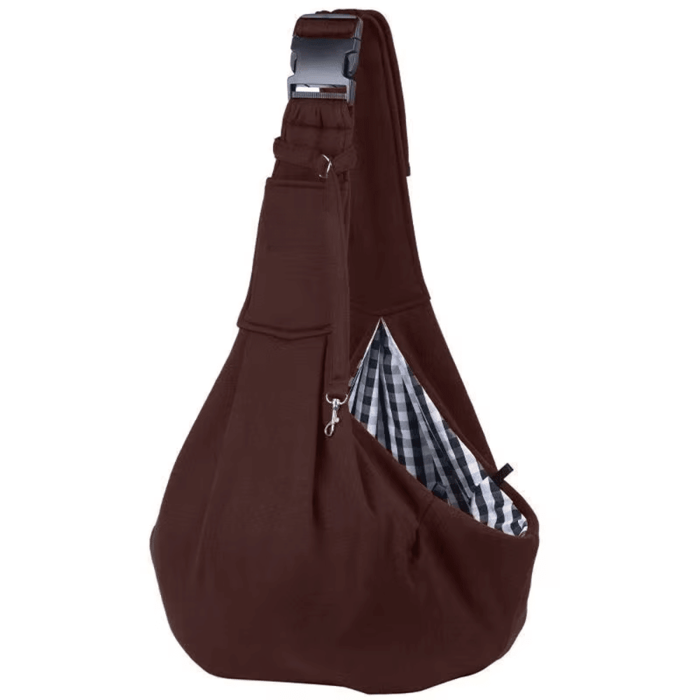 Pet Sling Carrier - Brown - Pet Sling Carrier from . at DoggyTopia