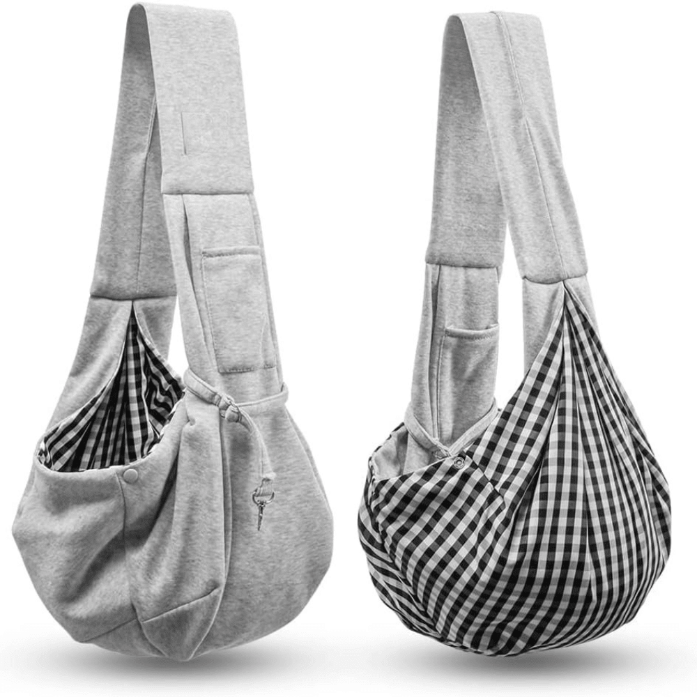 Pet Sling Carrier - Grey - Pet Sling Carrier from . at DoggyTopia