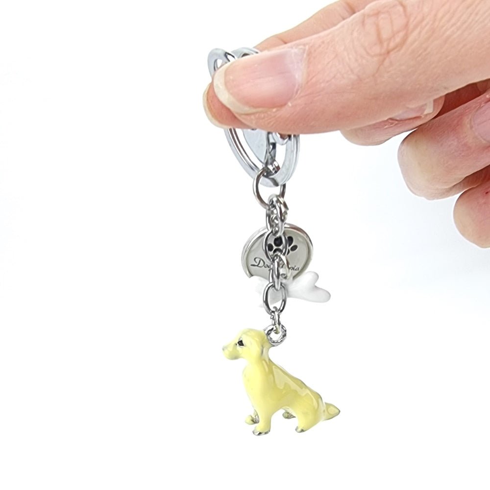 3D Golden Retriever Key Ring - Key Rings from Sale at DoggyTopia