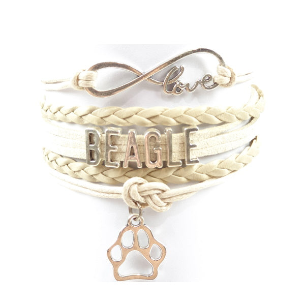 Infinity Love Beagle Jewellery BraceletDoggyTopia