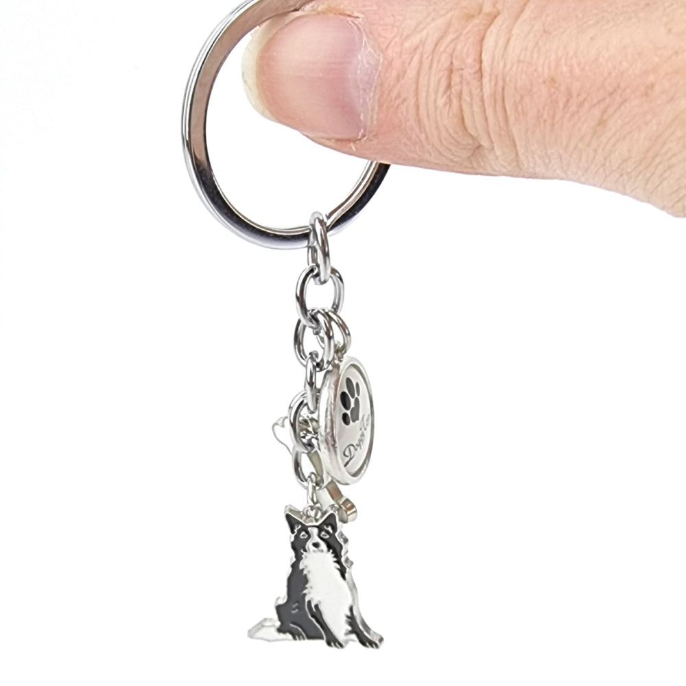 Key Ring Border Collie