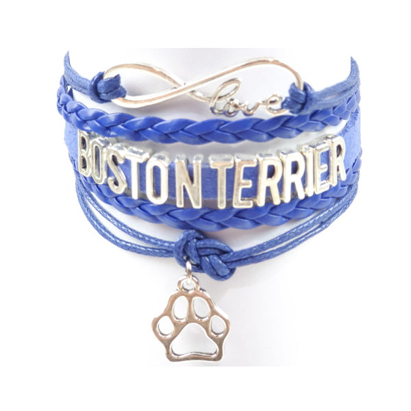 Infinity Love Boston Terrier Jewellery BraceletDoggyTopia