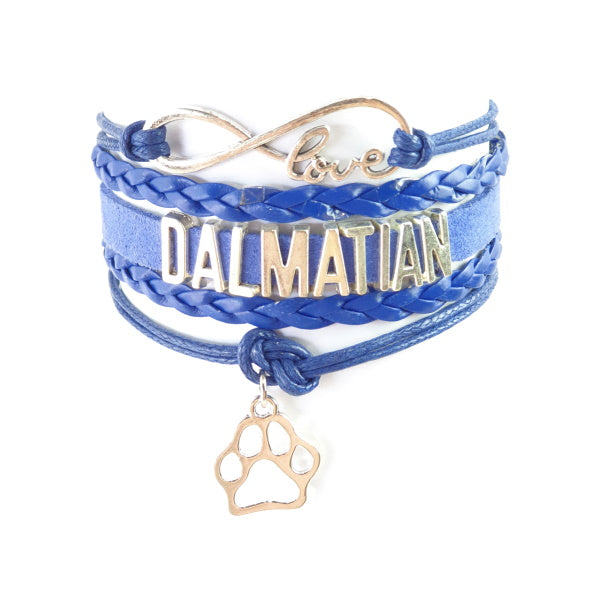 Infinity Love Dalmatian Jewellery BraceletDoggyTopia