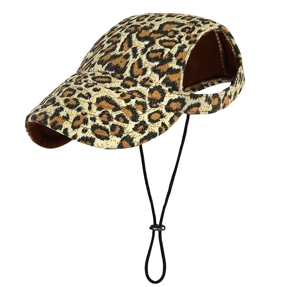 Dog Cap - Leopard