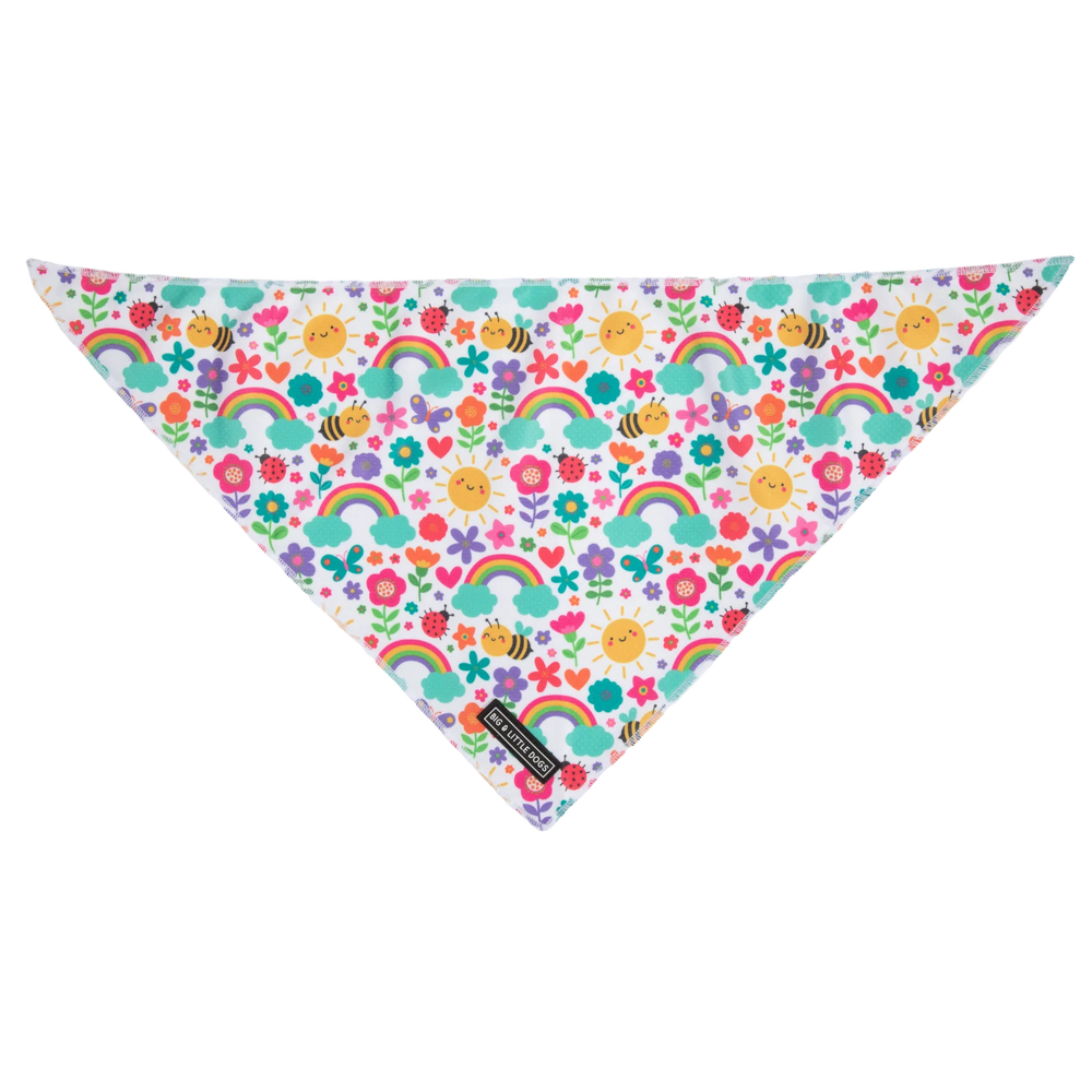 Big & Little Dogs Follow The Rainbow Bandana