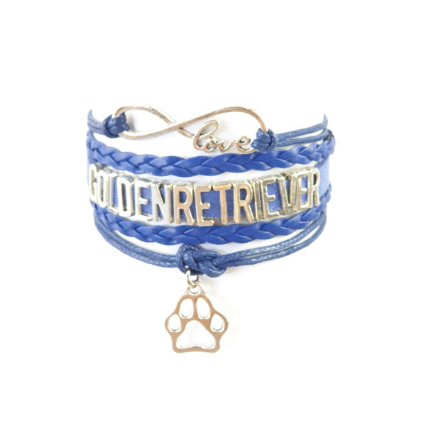 Infinity Love Golden Retriever Jewellery BraceletDoggyTopia