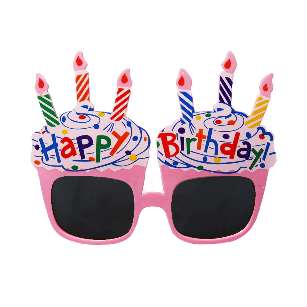 Happy Birthday Cupcake Dog Glasses