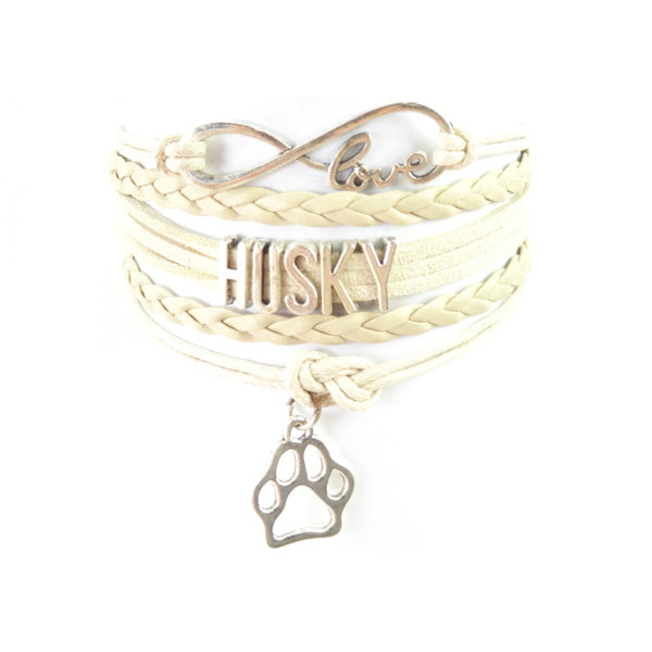 Infinity Love Husky Jewellery BraceletDoggyTopia