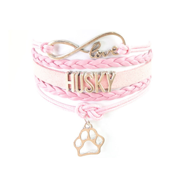 Infinity Love Husky Jewellery BraceletDoggyTopia