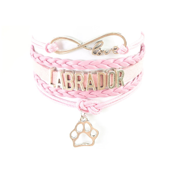 Infinity Love Labrador Jewellery BraceletDoggyTopia