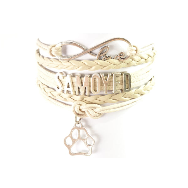 Infinity Love Samoyed Jewellery BraceletDoggyTopia