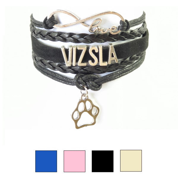 Infinity Love Vizsla Jewellery BraceletDoggyTopia