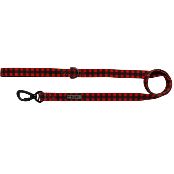 Big & Little Dogs Plaid to the Bone Dog Leash - Leashes & Leads from Big & Little Dogs at DoggyTopia