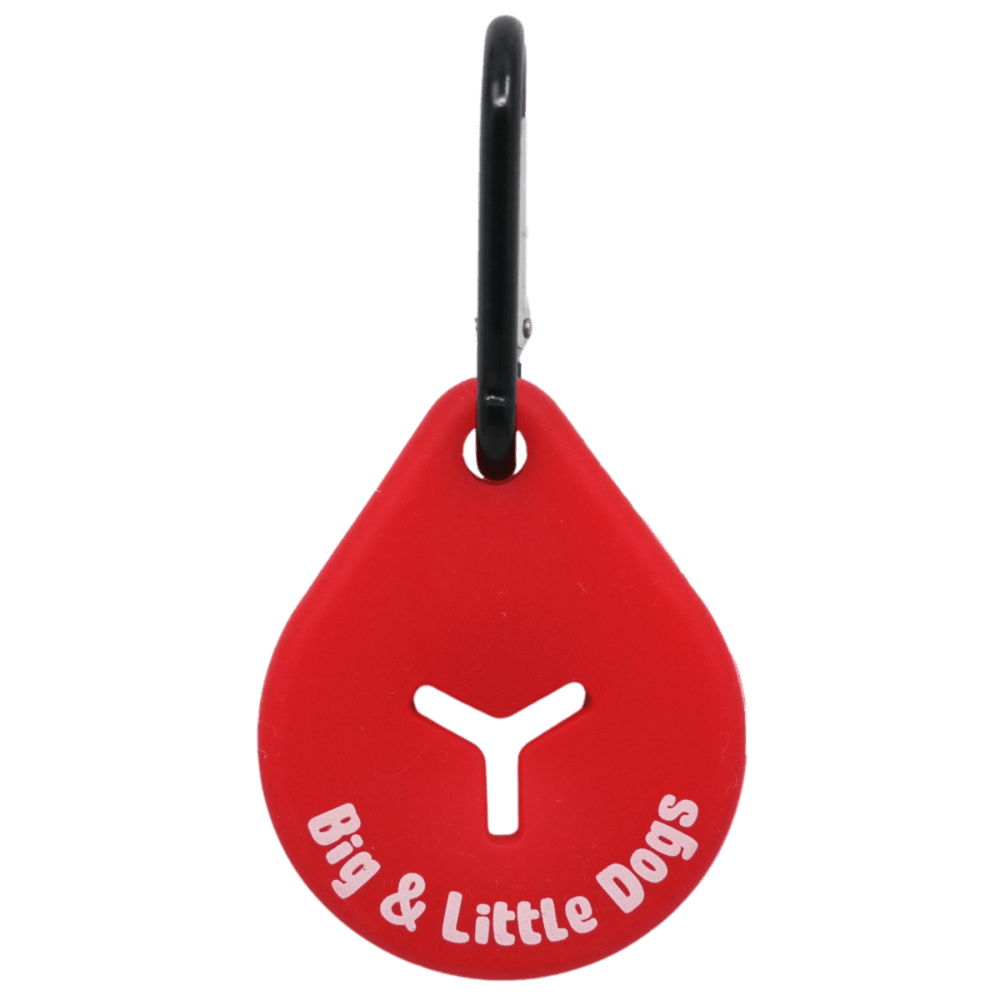 Big & Little Dogs Poop Holder - Candy Red - Poop Bag Holders from Big & Little Dogs at DoggyTopia