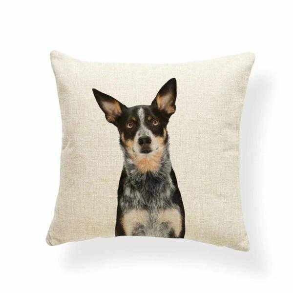 Cattle Dog Throw Cushion - Cushions from Sale at DoggyTopia