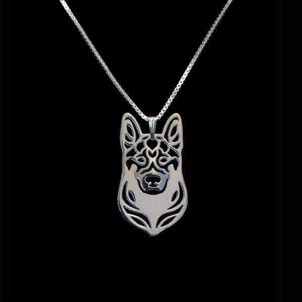 Dog Pendant Necklace - German Shepherd - Necklaces from . at DoggyTopia