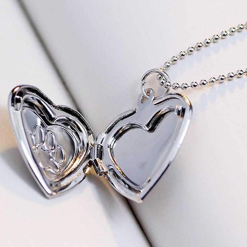 Heart Dog Memorial Locket PendantDoggyTopia