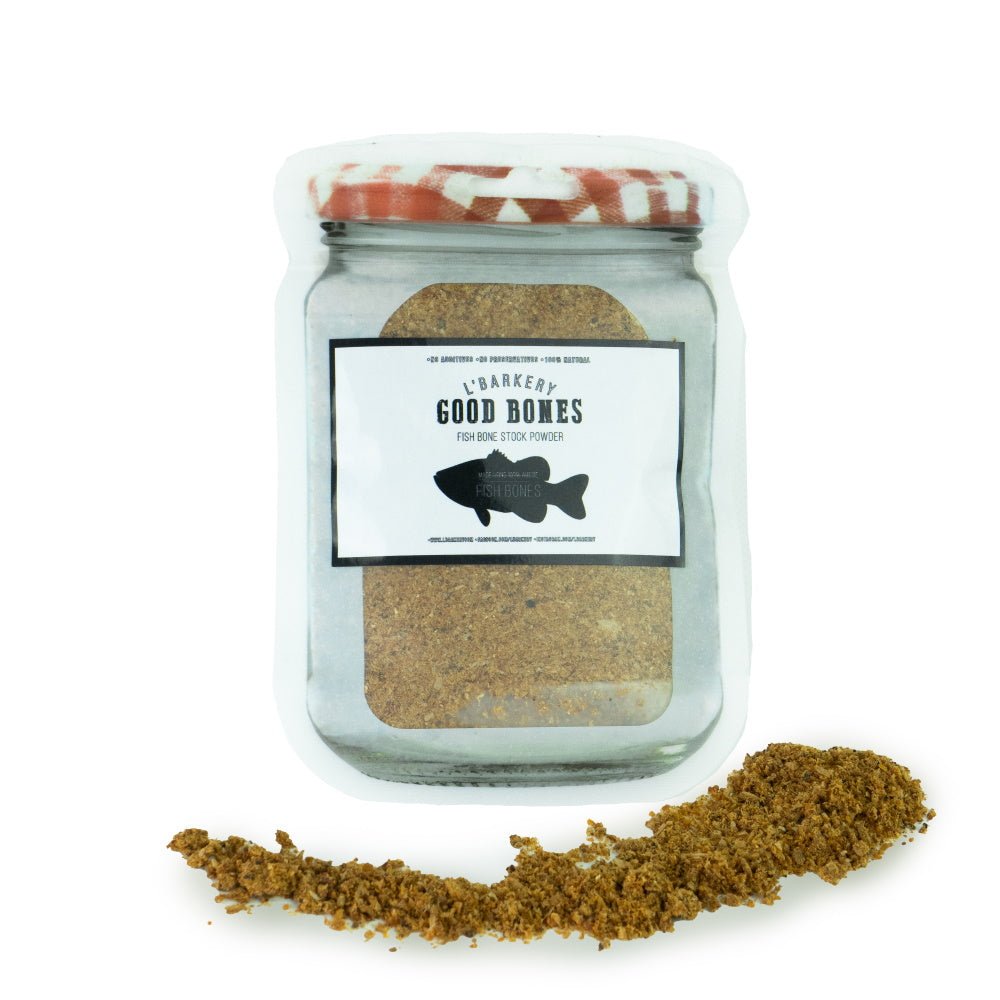 L'Barkery Good Bones Broth Fish Bone Powdered - Meal Topper from L'Barkery at DoggyTopia