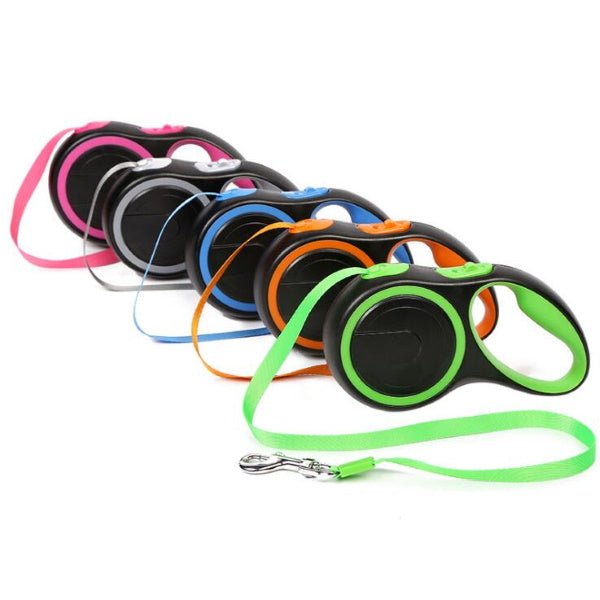 Neon Retractable Dog Lead 3 & 5 meter - Retractable Leads from . at DoggyTopia
