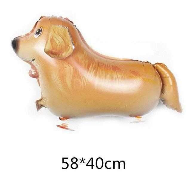 Walking Golden Retriever Foil Balloon - Party Balloons from Sale at DoggyTopia