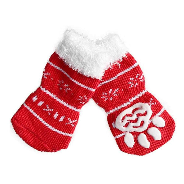 Snowflake Christmas Dog SocksDoggyTopia